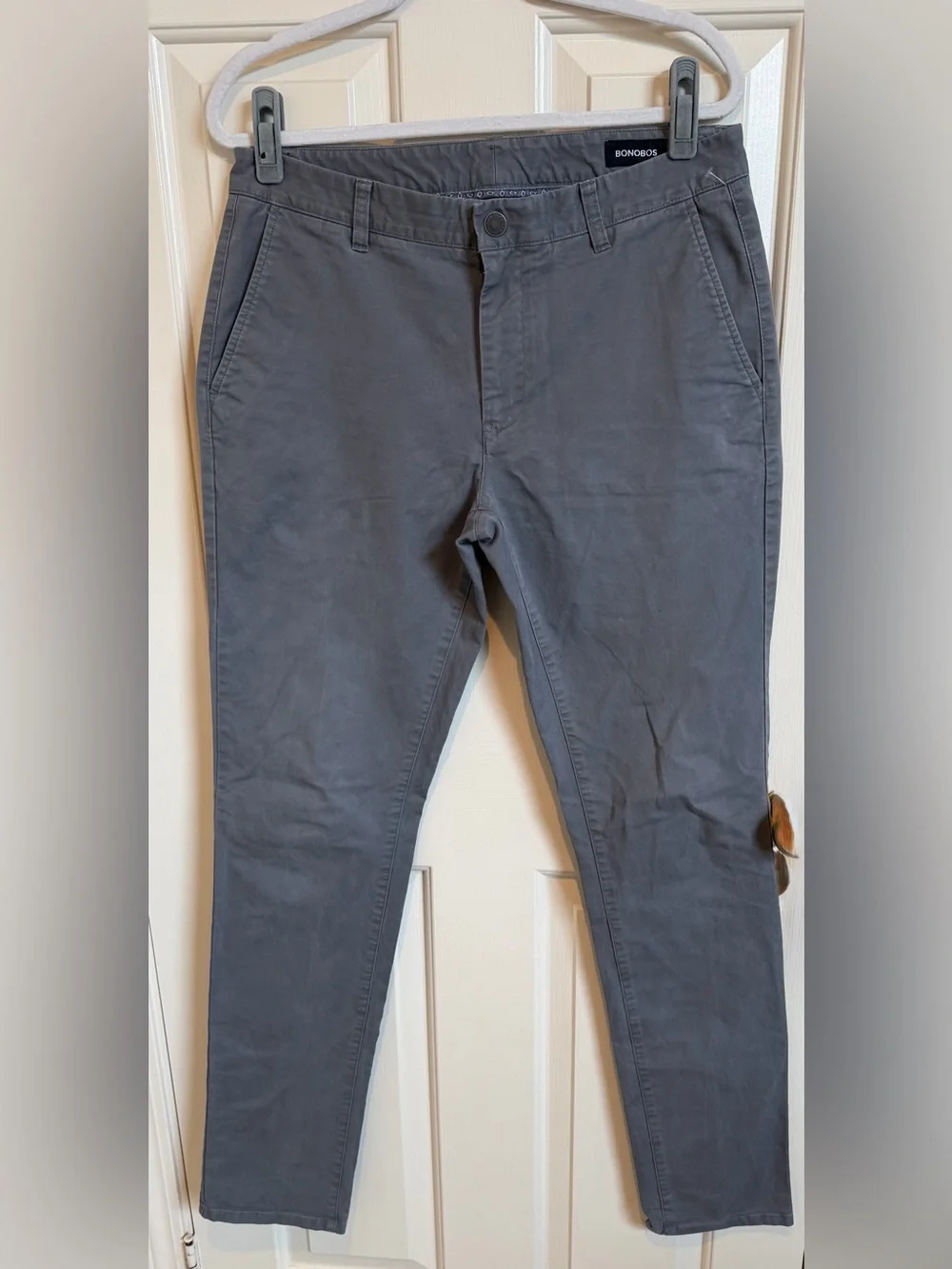 BONOBOS Men's Grey Chino Pants size 33/36